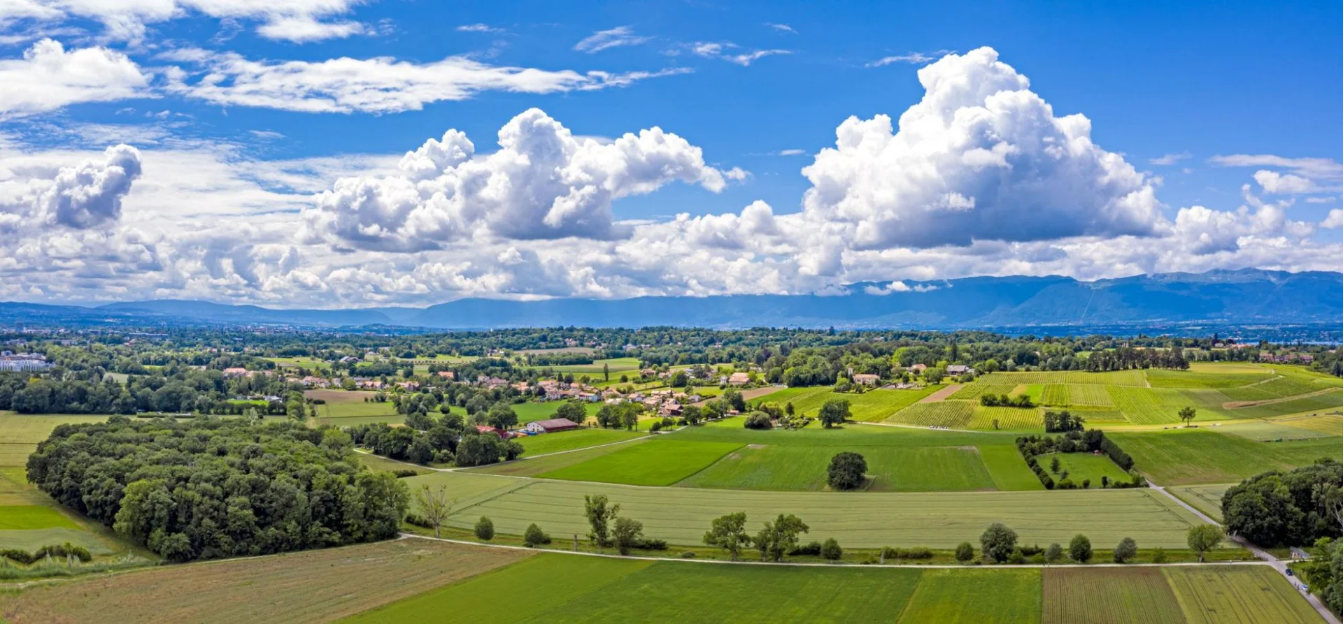 Immobilier canton de Vaud – vue aérienne Gros-de-Vaud, zone d'intervention Immo Express